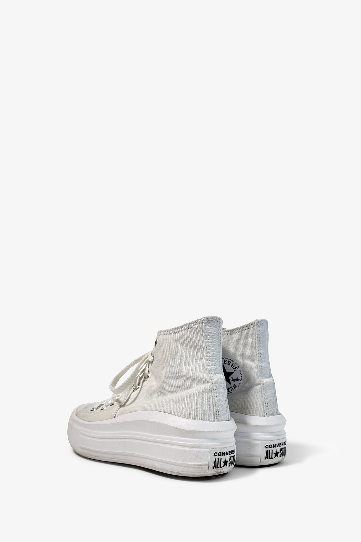 Converse White Platform Sneakers