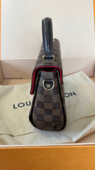Louis Vuitton 2019 Damier Ebene Canvas Croisette with Strap